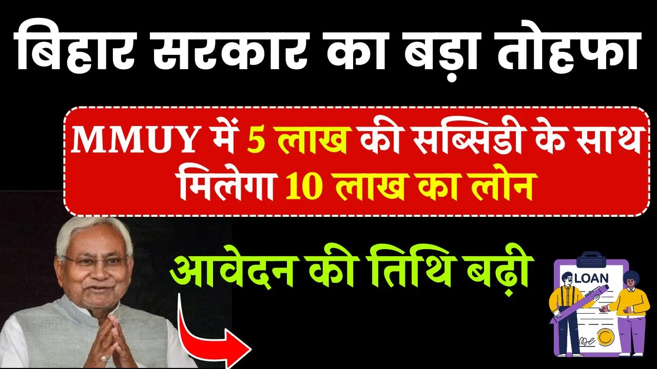 बिना ब्याज के 10 लाख तक का लोन दे रही सरकार, MMUY में 5 लाख की सब्सिडी भी, 16 अगस्त है लास्ट डेट